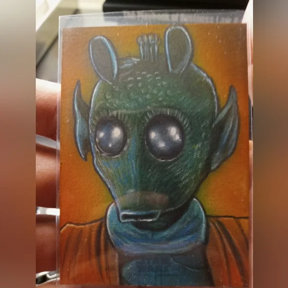 Star Wars Greedo Sketch Card - Picture 2 of 16
